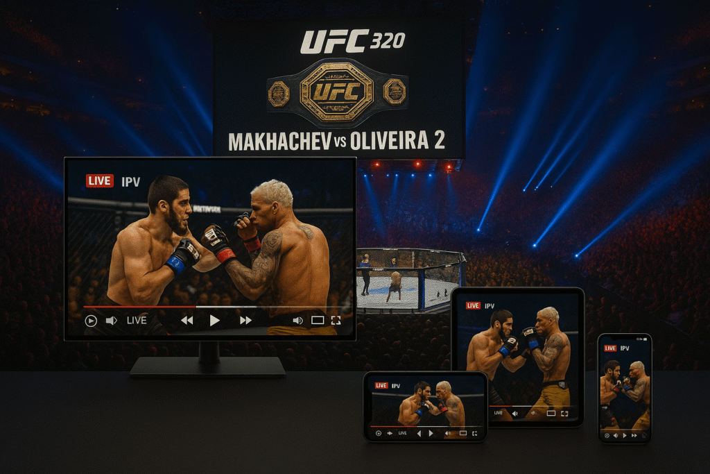 UFC 320: Islam Makhachev VS Charles Oliveira 2