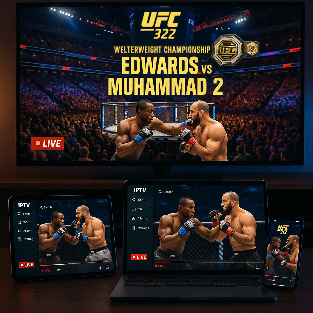 UFC 322: Leon Edwards VS Belal Muhammad 2