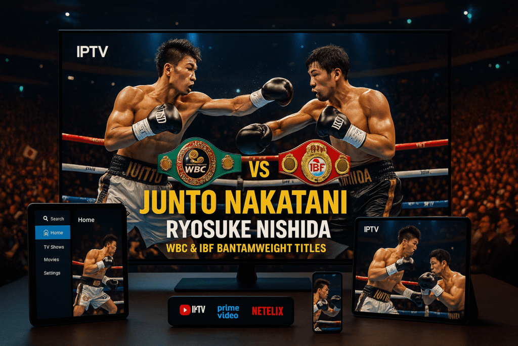 How to Watch Junto Nakatani vs. Ryosuke Nishida Live: The Ultimate IPTV Streaming Guide