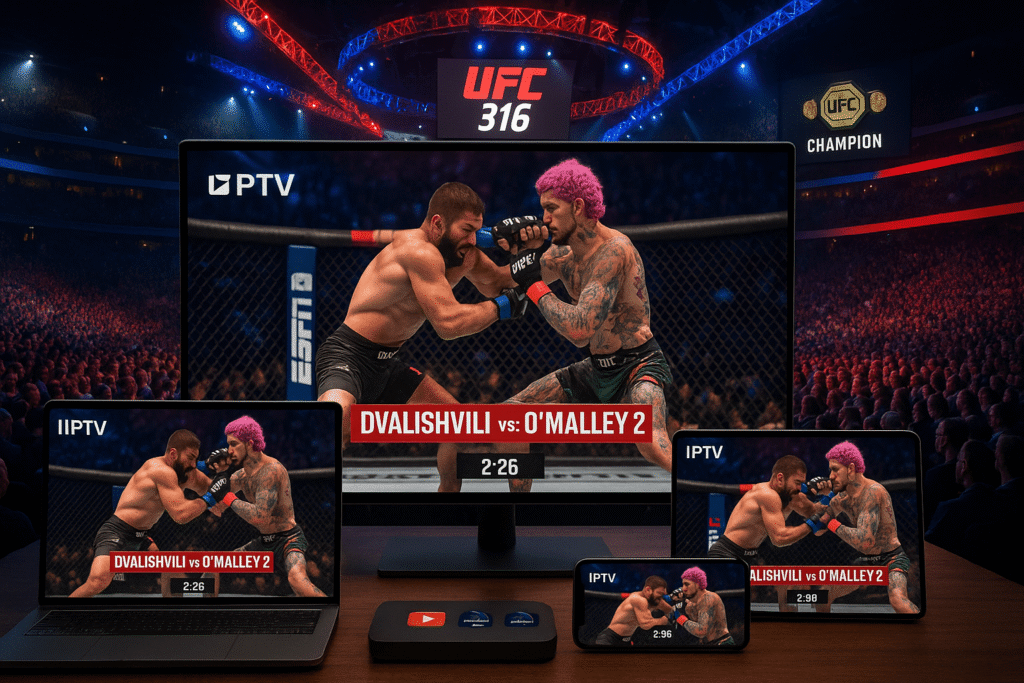 How to Watch Dvalishvili VS O’Malley 2 Live: The Best IPTV Guide