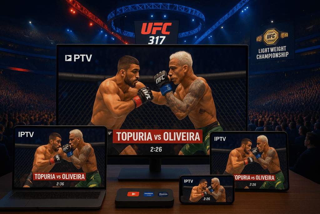 Watch the Explosive Topuria VS Oliveira Fight Live – UFC 317 Lightweight Title Showdown