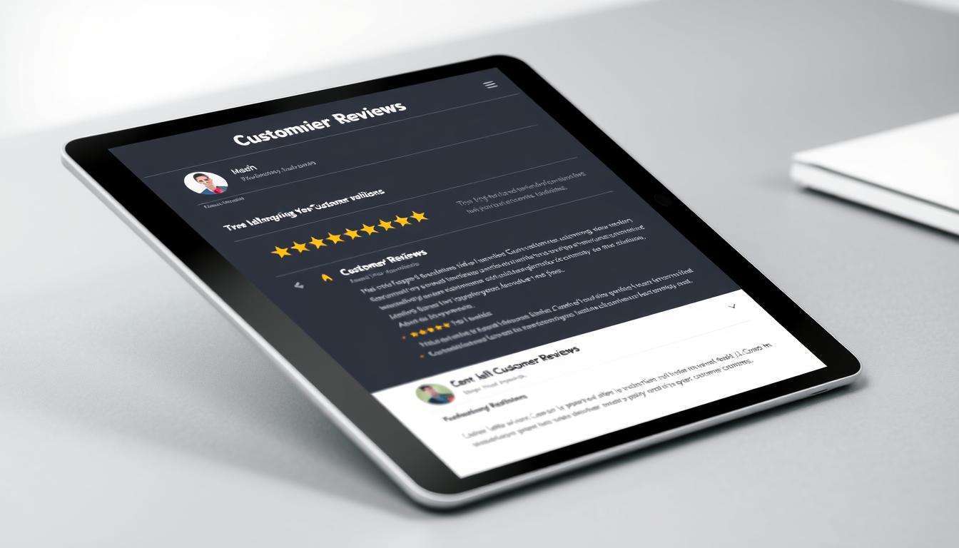 customer reviews listing