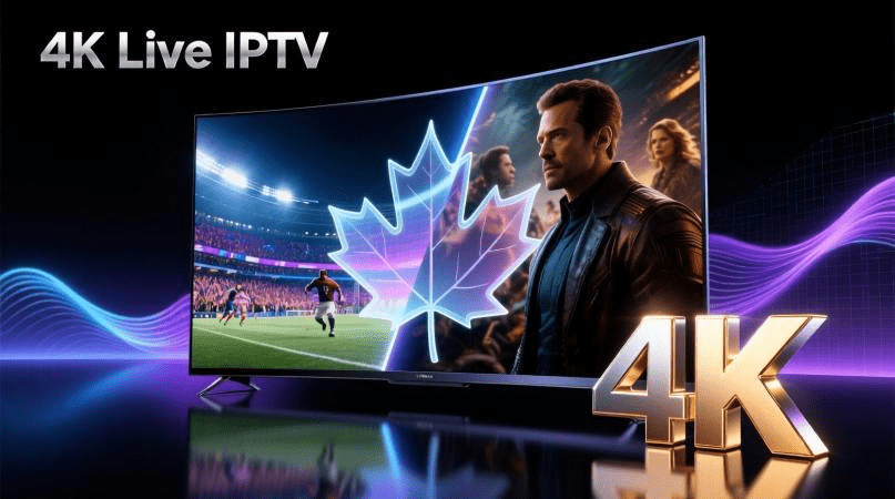 4K Live IPTV: Delivering the Best IPTV Experience in Canada 2026