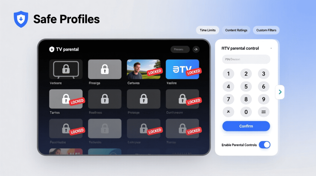 Parental Controls for IPTV: Channel Locking, PINs and Safe Profiles