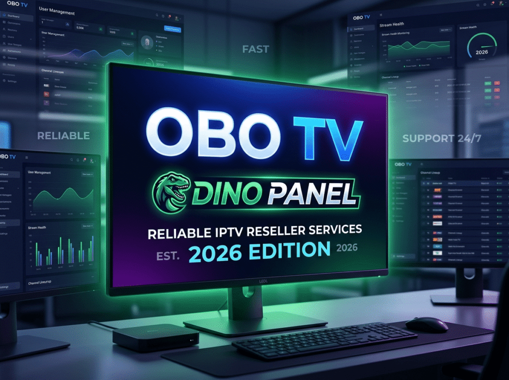 Reliable Dino Panel IPTV Reseller 2026 – OBO TV