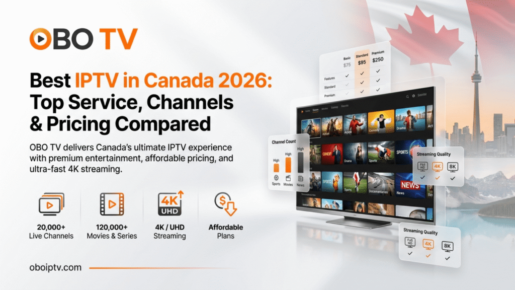 Best IPTV in Canada 2026: Top Service, Channels & Pricing Compared