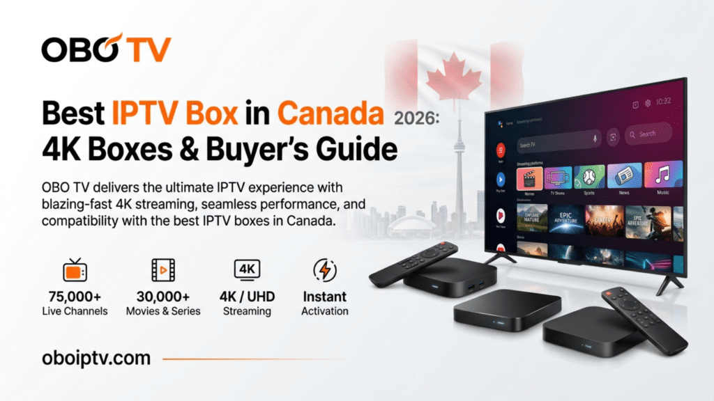 Best IPTV Box in Canada 2026: 4K Boxes & Buyer’s Guide
